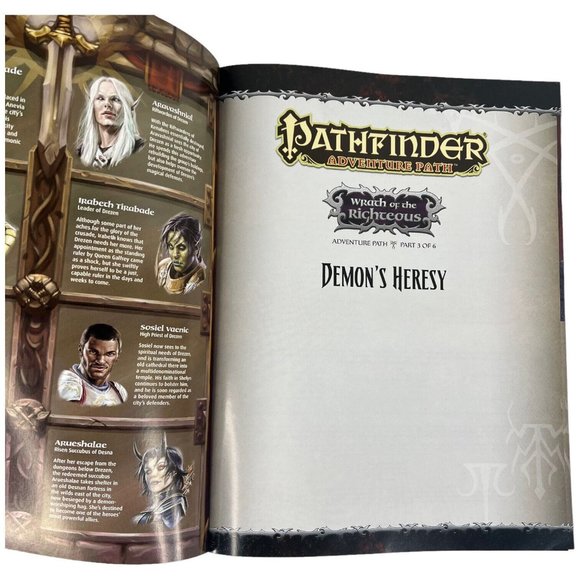 Pathfinder Adventure Path Wrath of the Righteous Demons Heresy Part 3 #75 Book - Picture 4 of 10